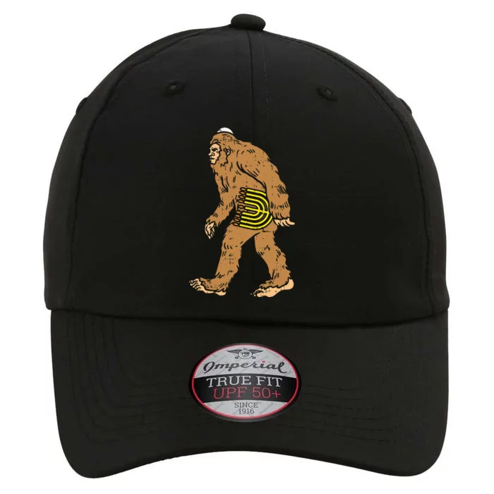 Jewish Bigfoot Sasquatch Carry Menorah Funny Hanukkah Gift The Original Performance Cap