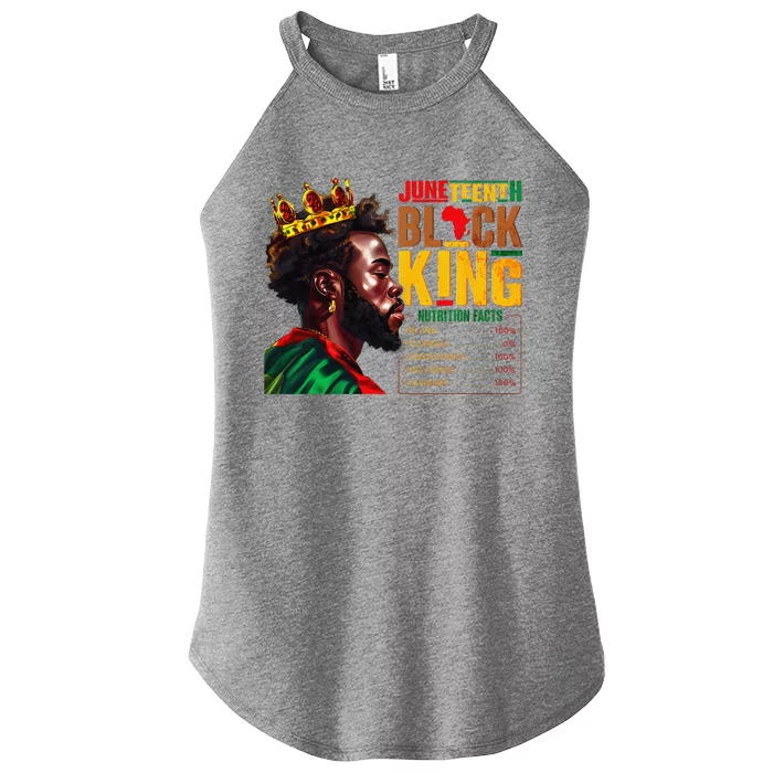 Juneteenth Black S King 1865 African Nutritional Facts Women’s Perfect Tri Rocker Tank