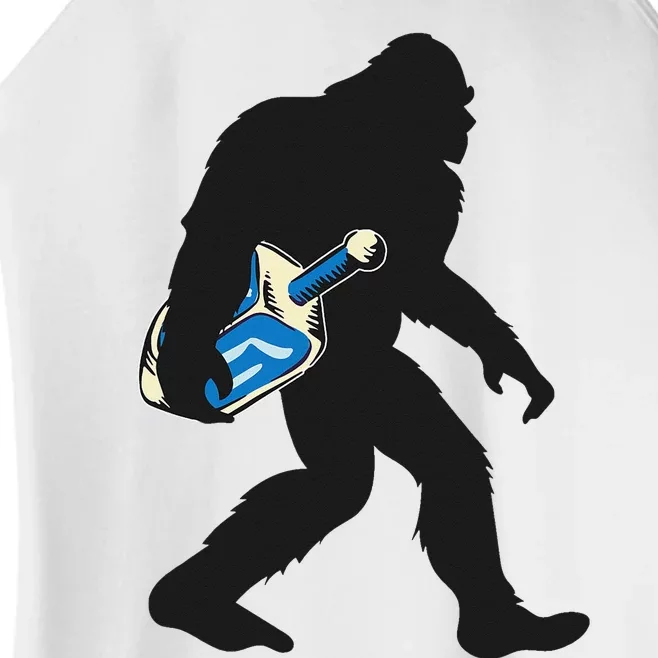 Jewish Bigfoot Sasquatch Menorah Hanukkah Chanukah Women’s Perfect Tri Rocker Tank