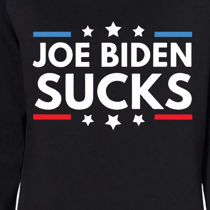 Joe Biden Sucks Funny Antibiden Election Political Womens California Wash Sweatshirt