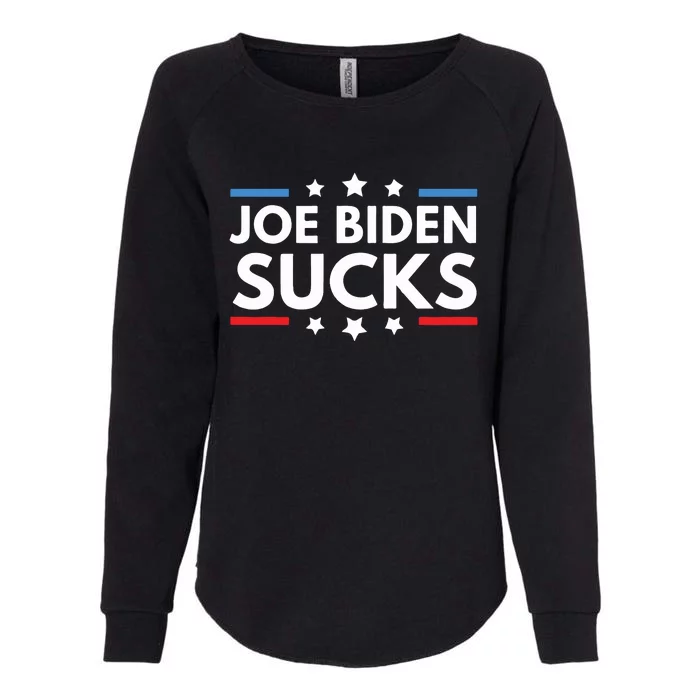 Joe Biden Sucks Funny Antibiden Election Political Womens California Wash Sweatshirt