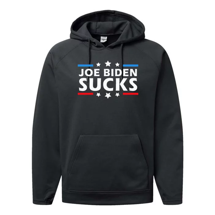 Joe Biden Sucks Funny Antibiden Election Performance Fleece Hoodie