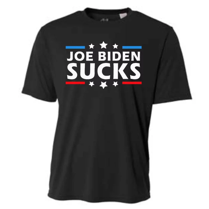 Joe Biden Sucks Funny Antibiden Election Cooling Performance Crew T-Shirt