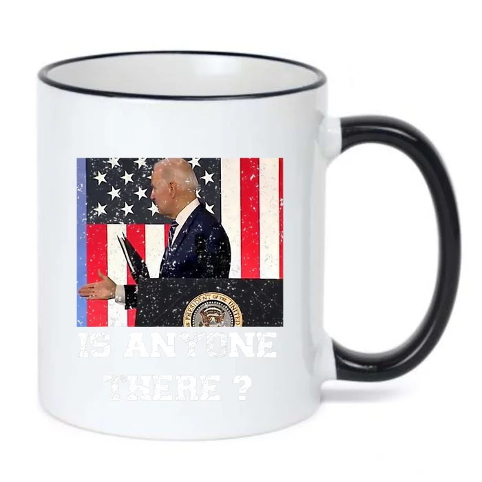 Joe Biden Shakes Hands With Thin Air, Funny Anti Joe Biden Black Color Changing Mug