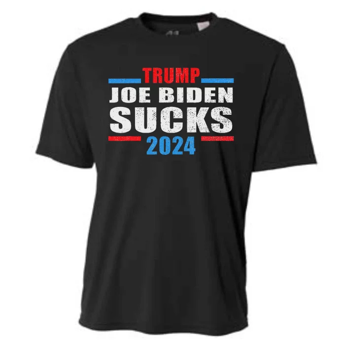 Joe Biden Sucks Pro Trump 2024 Cooling Performance Crew T-Shirt