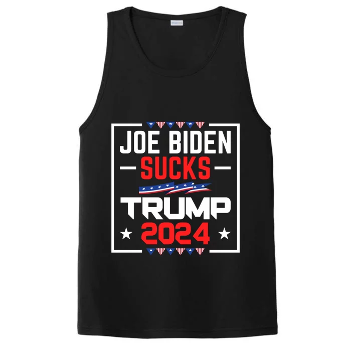 Joe Biden Sucks Trump 2024 For President Political Election Performance Tank