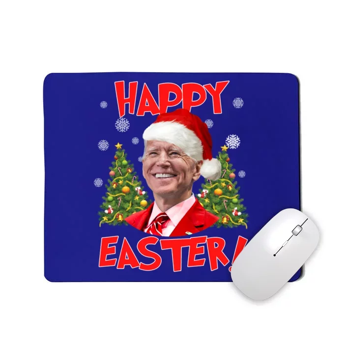 Joe Biden Santa Confused Happy Easter Funny Ugly Christmas Gift Mousepad