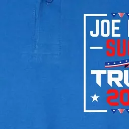 Joe Biden Sucks Trump 2024 For President Political Softstyle Adult Sport Polo