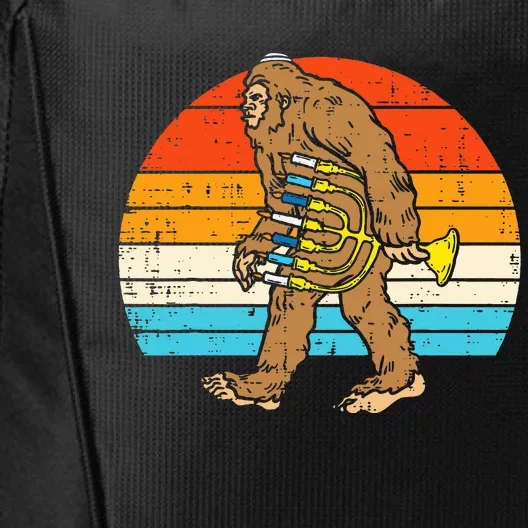 Jewish Bigfoot Sasquatch Menorah Hanukkah Chanukah PJs City Backpack