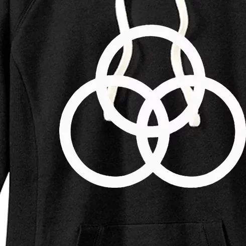 John Bonham Symbol Women's Fleece Hoodie