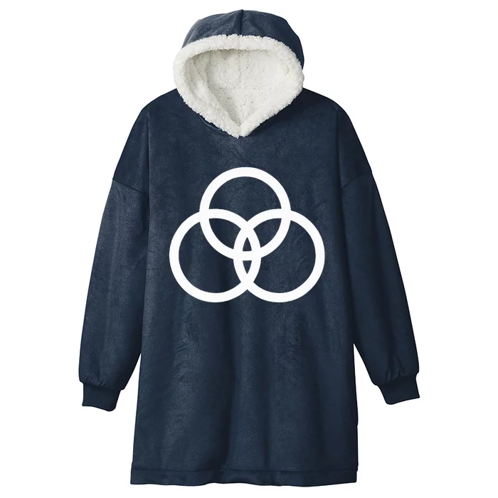 John Bonham Symbol Hooded Wearable Blanket