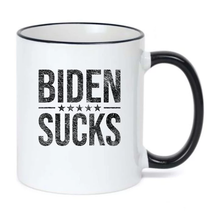 JOE BIDEN SUCKS ANTI BIDEN Black Color Changing Mug