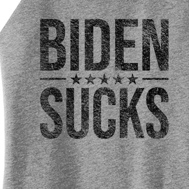 JOE BIDEN SUCKS ANTI BIDEN Women’s Perfect Tri Rocker Tank