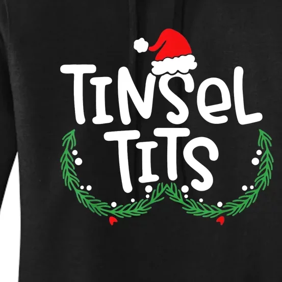 Jingle Balls Tinsel Tits Matching Couple Christmas Lovers Women's Pullover Hoodie