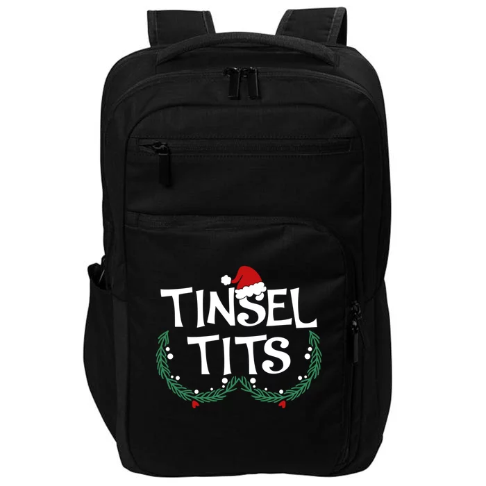 Jingle Balls Tinsel Tits Couples Christmas Matching Couple Gift Impact Tech Backpack