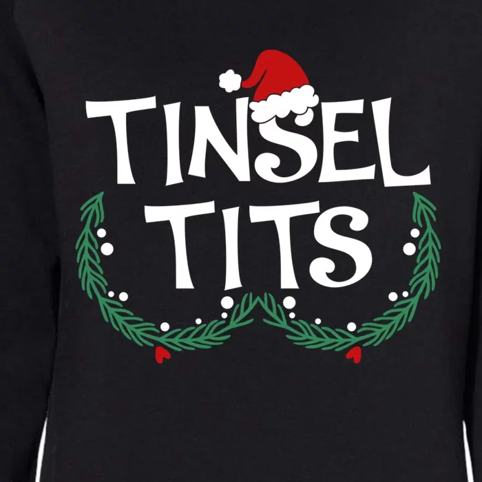 Jingle Balls Tinsel Tits Couples Christmas Matching Couple Gift Womens California Wash Sweatshirt