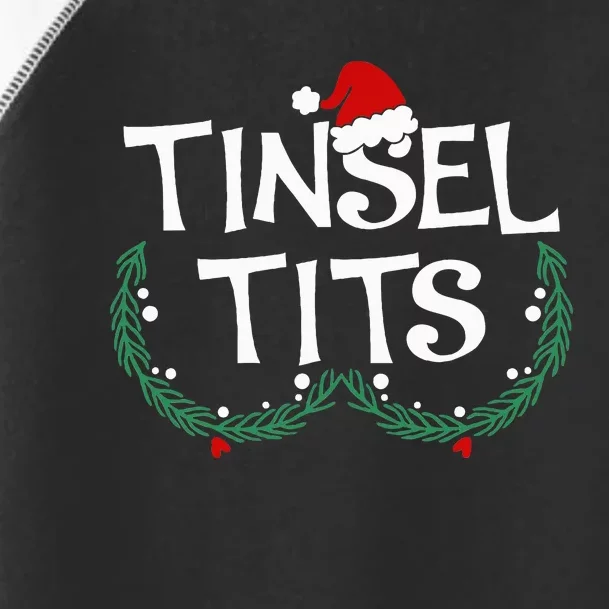 Jingle Balls Tinsel Tits Couples Christmas Matching Couple Toddler Fine Jersey T-Shirt