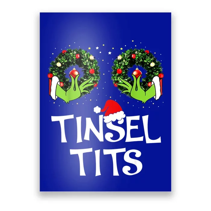 Jingle Balls Tinsel Tits Couples Christmas Matching Couple Poster