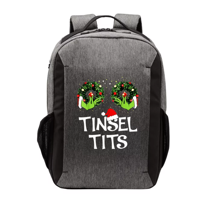 Jingle Balls Tinsel Tits Couples Christmas Matching Couple Vector Backpack