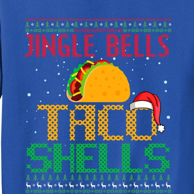 Jingle Bell Taco Shells Christmas Mexican Png Gift Tall Sweatshirt