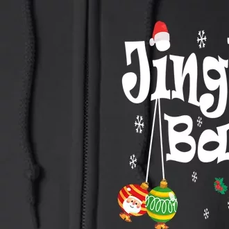 Jingle Balls Tinsel Tits Funny Christmas Matching Couple Tee Full Zip Hoodie