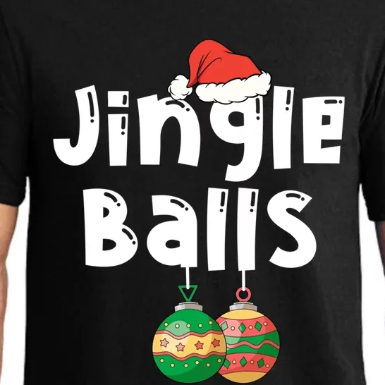 Jingle Balls Tinsel Tits Funny Matching Couple Chestnuts Meaningful Gift Pajama Set