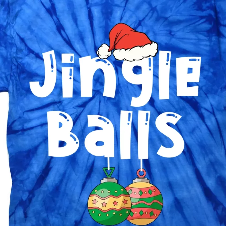 Jingle Balls Tinsel Tits Funny Matching Couple Chestnuts Meaningful Gift Tie-Dye T-Shirt