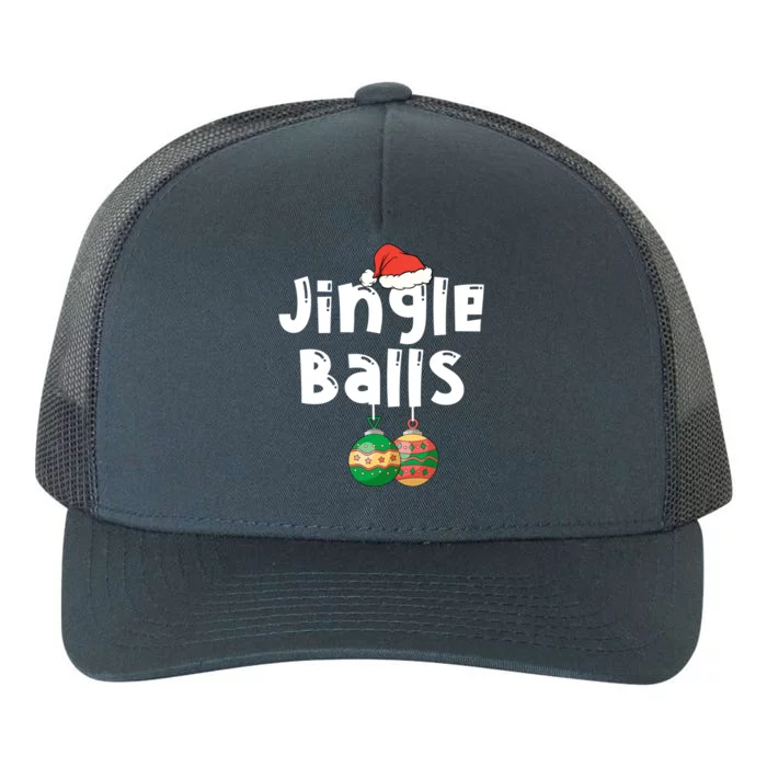 Jingle Balls Tinsel Tits Funny Matching Couple Chestnuts Meaningful Gift Yupoong Adult 5-Panel Trucker Hat