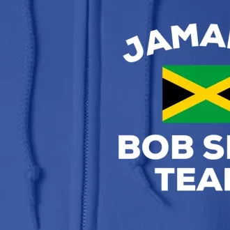 Jamaica Bobsled Team Jamaican Flag Gift Full Zip Hoodie