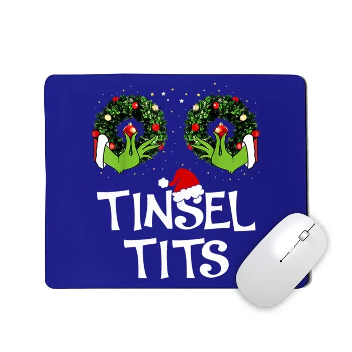 Jingle Balls Tinsel Tits Couples Christmas Matching Couple Great Gift Mousepad