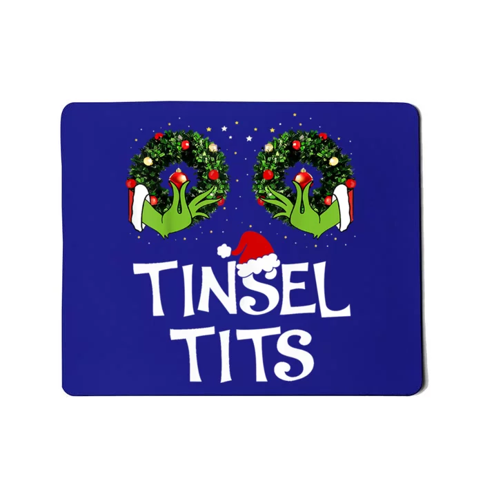 Jingle Balls Tinsel Tits Couples Christmas Matching Couple Great Gift Mousepad