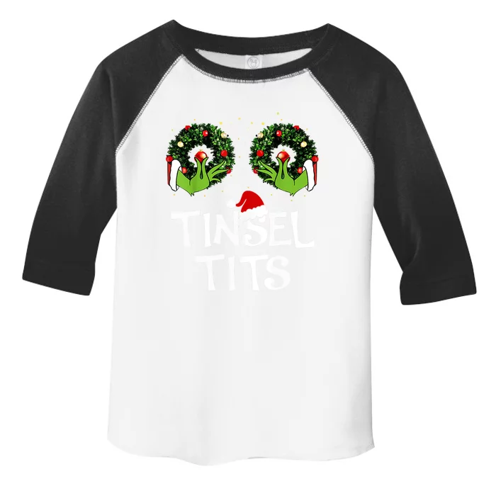 Jingle Balls Tinsel Tits Couples Christmas Matching Couple Great Gift Toddler Fine Jersey T-Shirt