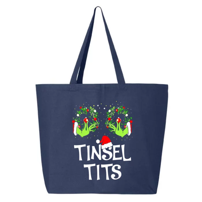 Jingle Balls Tinsel Tits Couples Christmas Matching Couple 25L Jumbo Tote