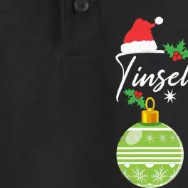 Jingle Balls Tinsel Tits Funny Christmas Matching Couple Dry Zone Grid Performance Polo