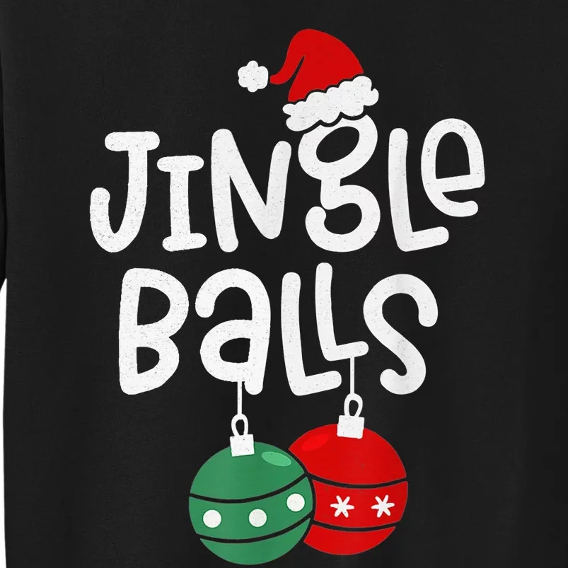 Jingle Balls Tinsel Tits Matching Chestnuts Christmas Couple Tall Sweatshirt