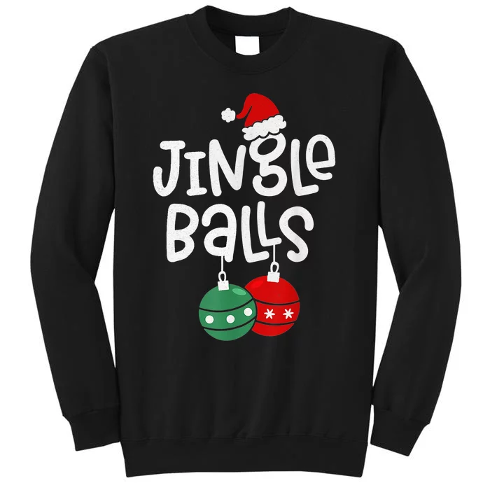 Jingle Balls Tinsel Tits Matching Chestnuts Christmas Couple Tall Sweatshirt