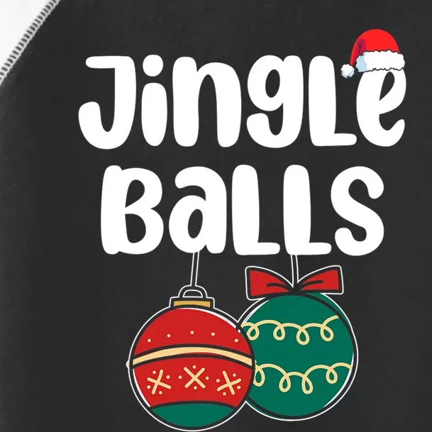 Jingle Balls Tinsel Tits Couples Christmas Matching Couple Toddler Fine Jersey T-Shirt