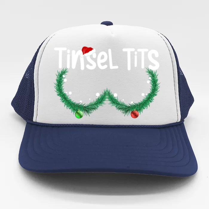 Jingle Balls Tinsel Tits Christmas Matching Couple Chestnuts Meaningful Gift Trucker Hat