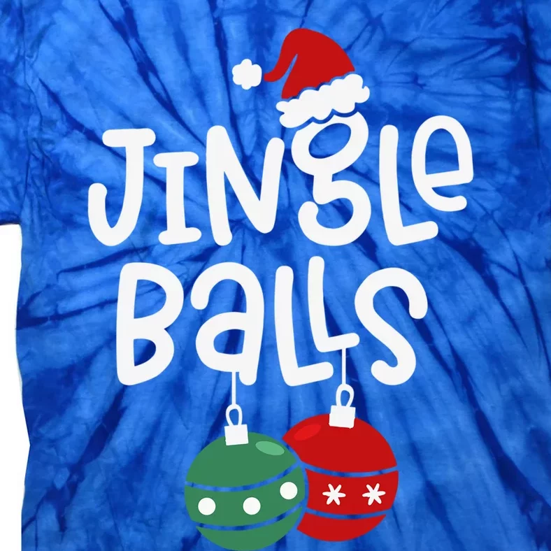 Jingle Balls Tinsel Tits Funny Matching Couple Chestnuts Gift Tie-Dye T-Shirt