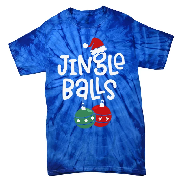 Jingle Balls Tinsel Tits Funny Matching Couple Chestnuts Gift Tie-Dye T-Shirt