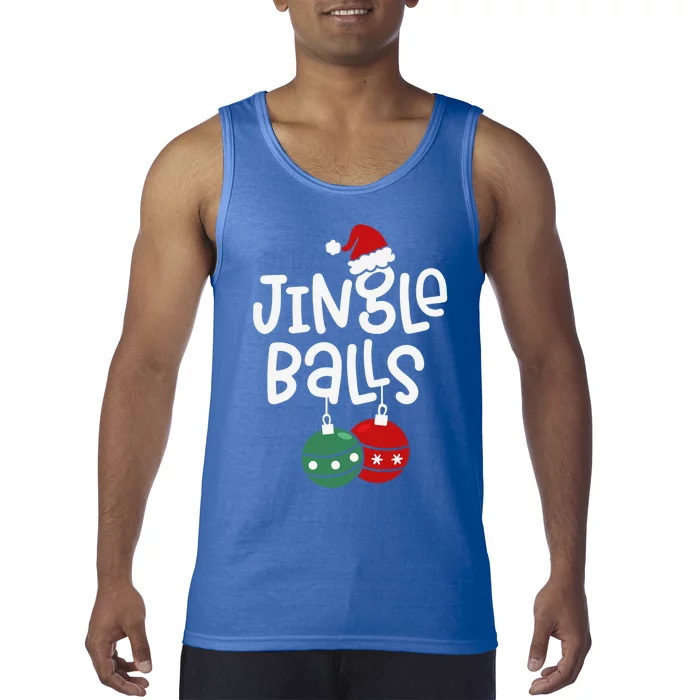 Jingle Balls Tinsel Tits Funny Matching Couple Chestnuts Gift Tank Top