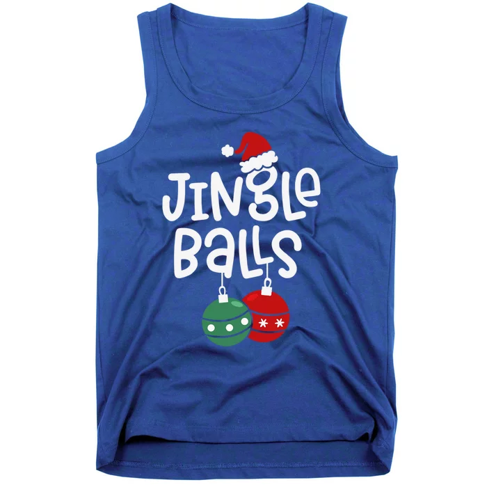 Jingle Balls Tinsel Tits Funny Matching Couple Chestnuts Gift Tank Top