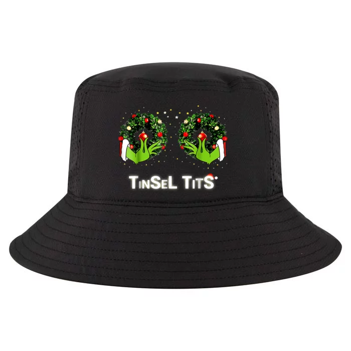 Jingle Balls Tinsel Tits Funny Matching Couple Cool Comfort Performance Bucket Hat