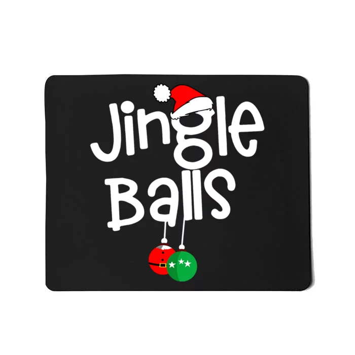 Jingle Balls Tinsel Tits Funny Matching Couple Chestnuts Mousepad