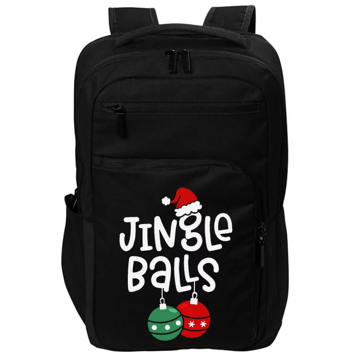 Jingle Balls Tinsel Tits Funny Matching Couple Chestnuts Impact Tech Backpack