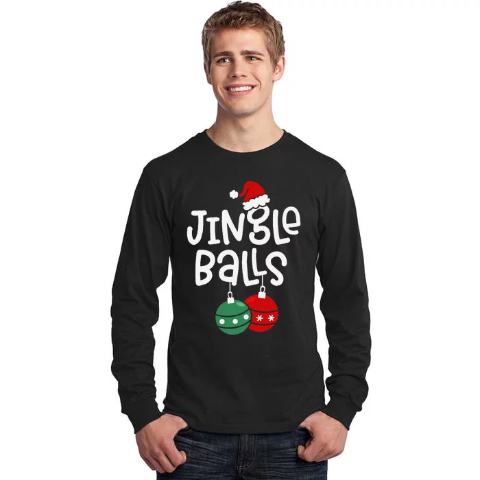 Jingle Balls Tinsel Tits Funny Matching Couple Chestnuts Tall Long Sleeve T-Shirt