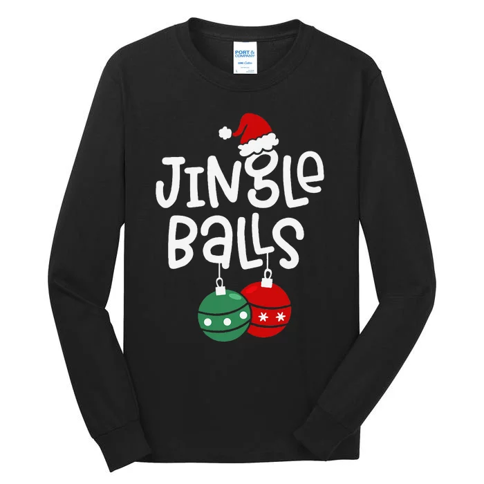 Jingle Balls Tinsel Tits Funny Matching Couple Chestnuts Tall Long Sleeve T-Shirt