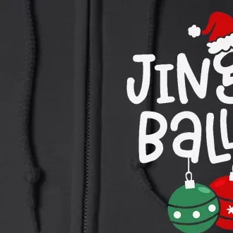 Jingle Balls Tinsel Tits Funny Matching Couple Chestnuts Full Zip Hoodie