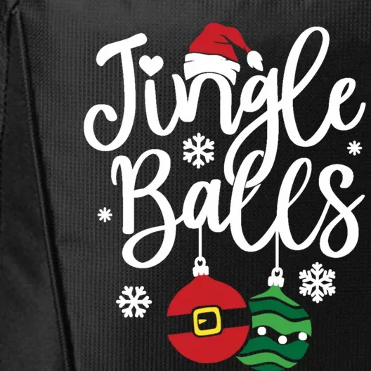 Jingle Balls Tinsel Tits Couples Christmas Matching Couple City Backpack