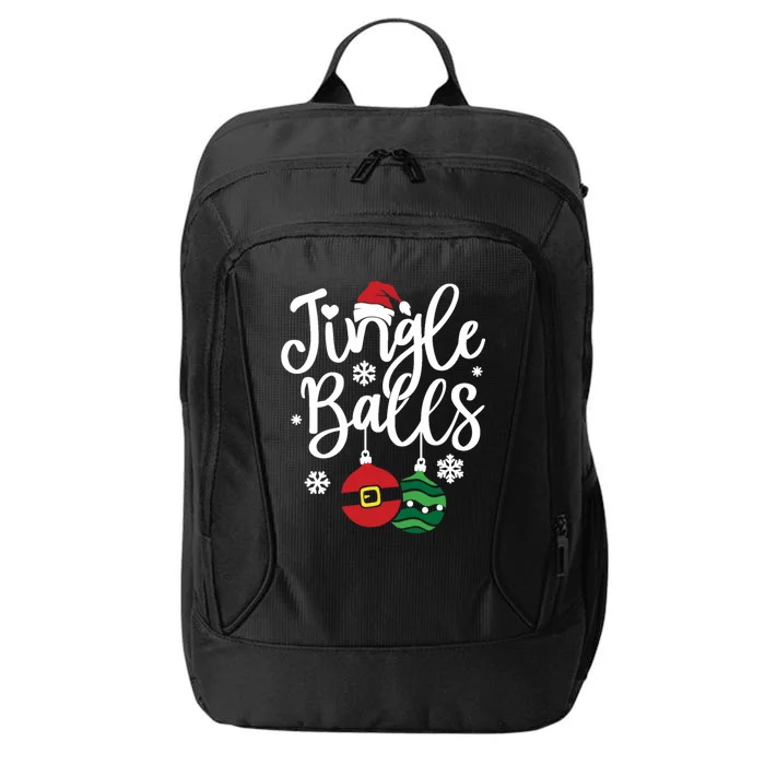 Jingle Balls Tinsel Tits Couples Christmas Matching Couple City Backpack